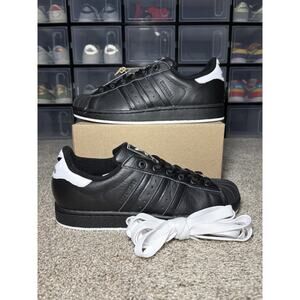 Adidas Originals Superstar II JR0029 Core Black / Cloud White - Mens Size 11.5